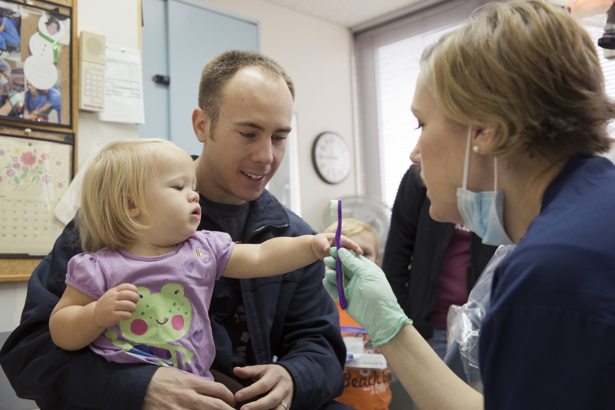 family visit to the dentist